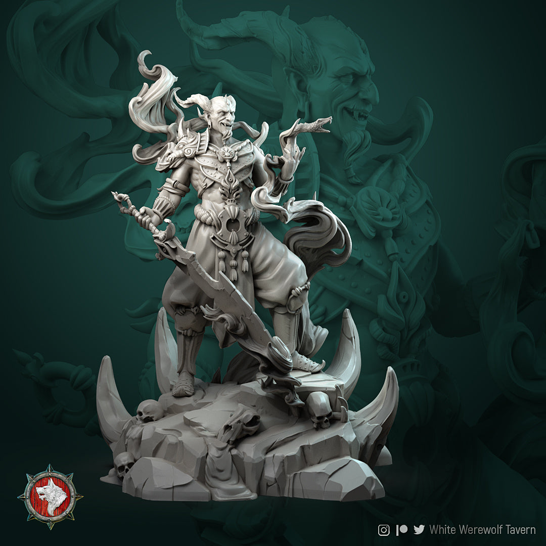 Dunes of Fire Collection | Gaming or Display Miniature | White Werewolf Tavern