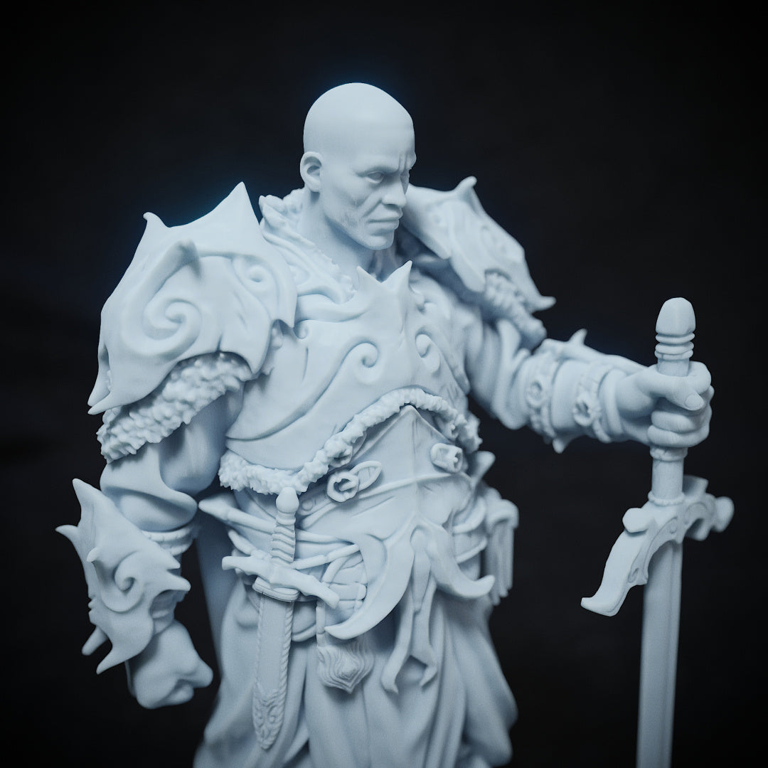 Kolen Lightbringer, Hero | DnD Miniature Character | Cripta Studios - Tattles Told 3D