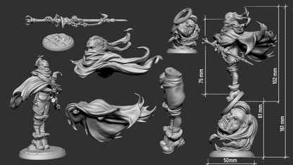 Raven Invasion Collection | Gaming or Display Miniature | White Werewolf Tavern