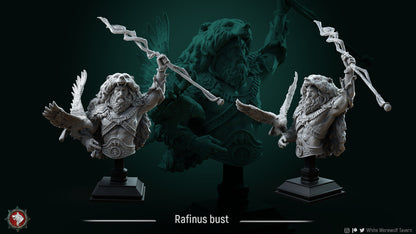 Rafinus Ursa Grim Grip, Druid Wild Shape Bear | Gaming or Display Miniature | White Werewolf Tavern