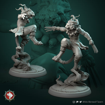 Dunes of Fire Collection | Gaming or Display Miniature | White Werewolf Tavern