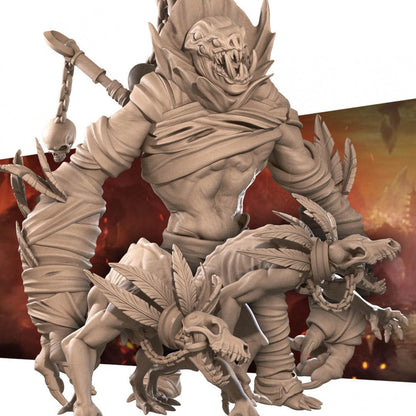 Hero Witch Doctor Summons | D&D TTRPG Miniature | Bite the Bullet