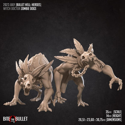 Hero Witch Doctor Summons | D&D TTRPG Miniature | Bite the Bullet