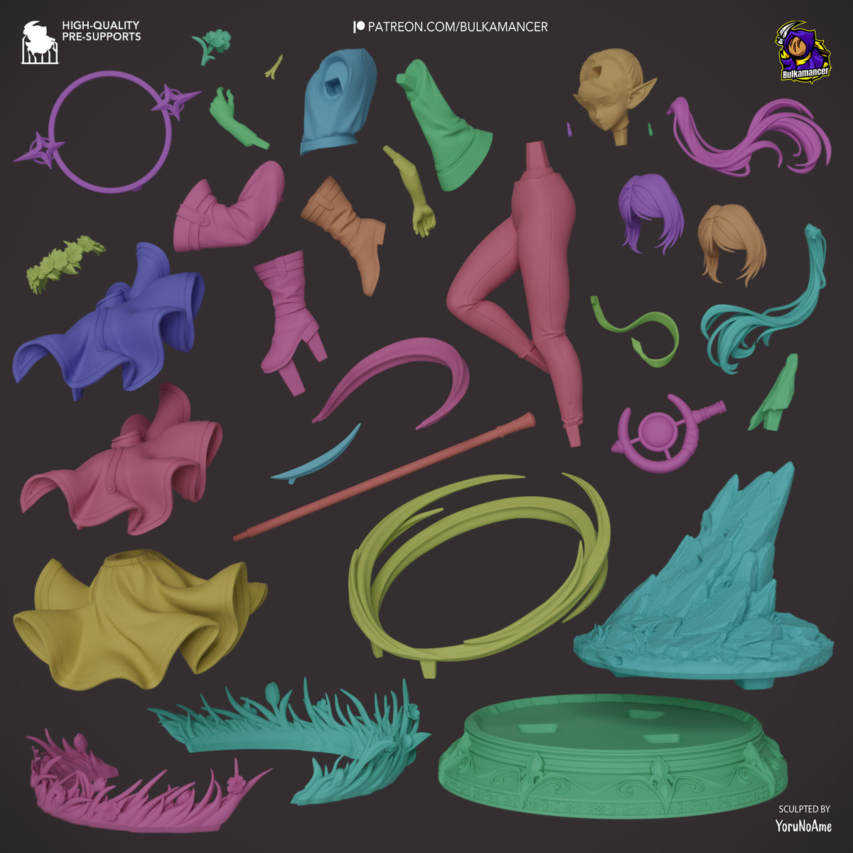 Retracing the Past | Resin Garage Kit Figure | Bulkamancer Sculpts