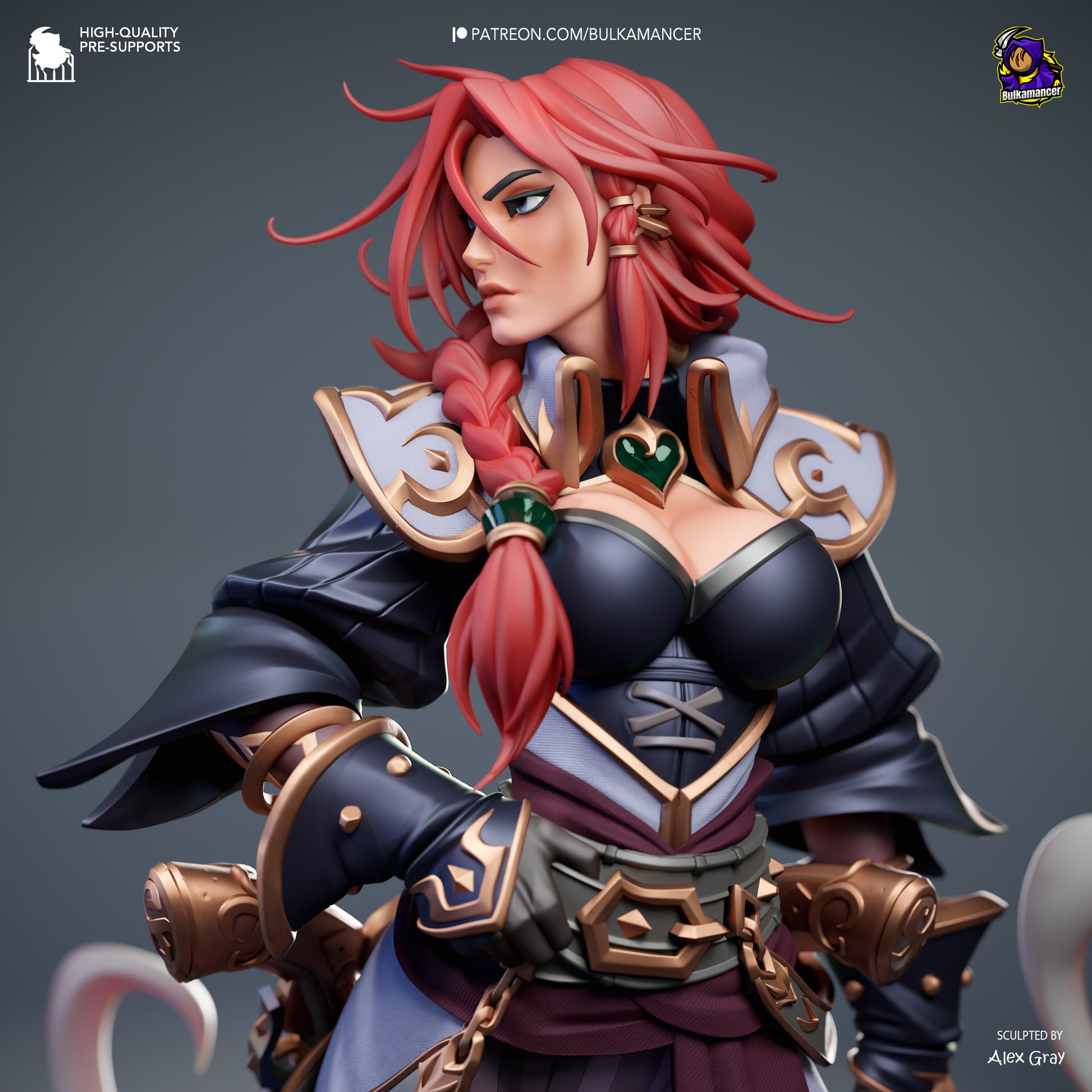 Ruined Luck | Resin Garage Kit Figure Game Fan Art | Bulkamancer Sculpts