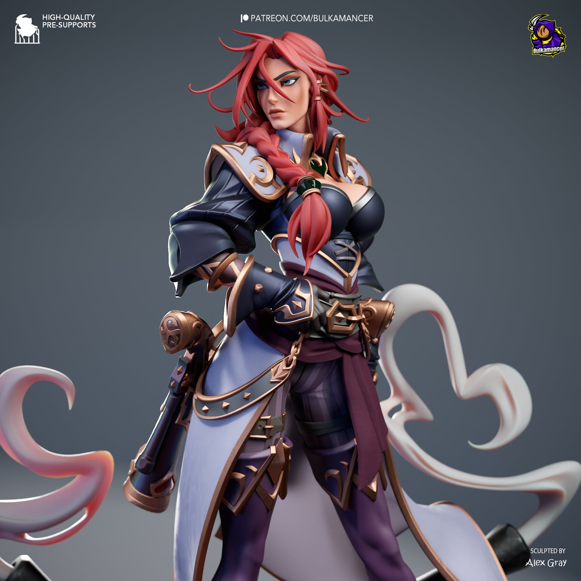 Ruined Luck | Resin Garage Kit Figure Game Fan Art | Bulkamancer Sculpts