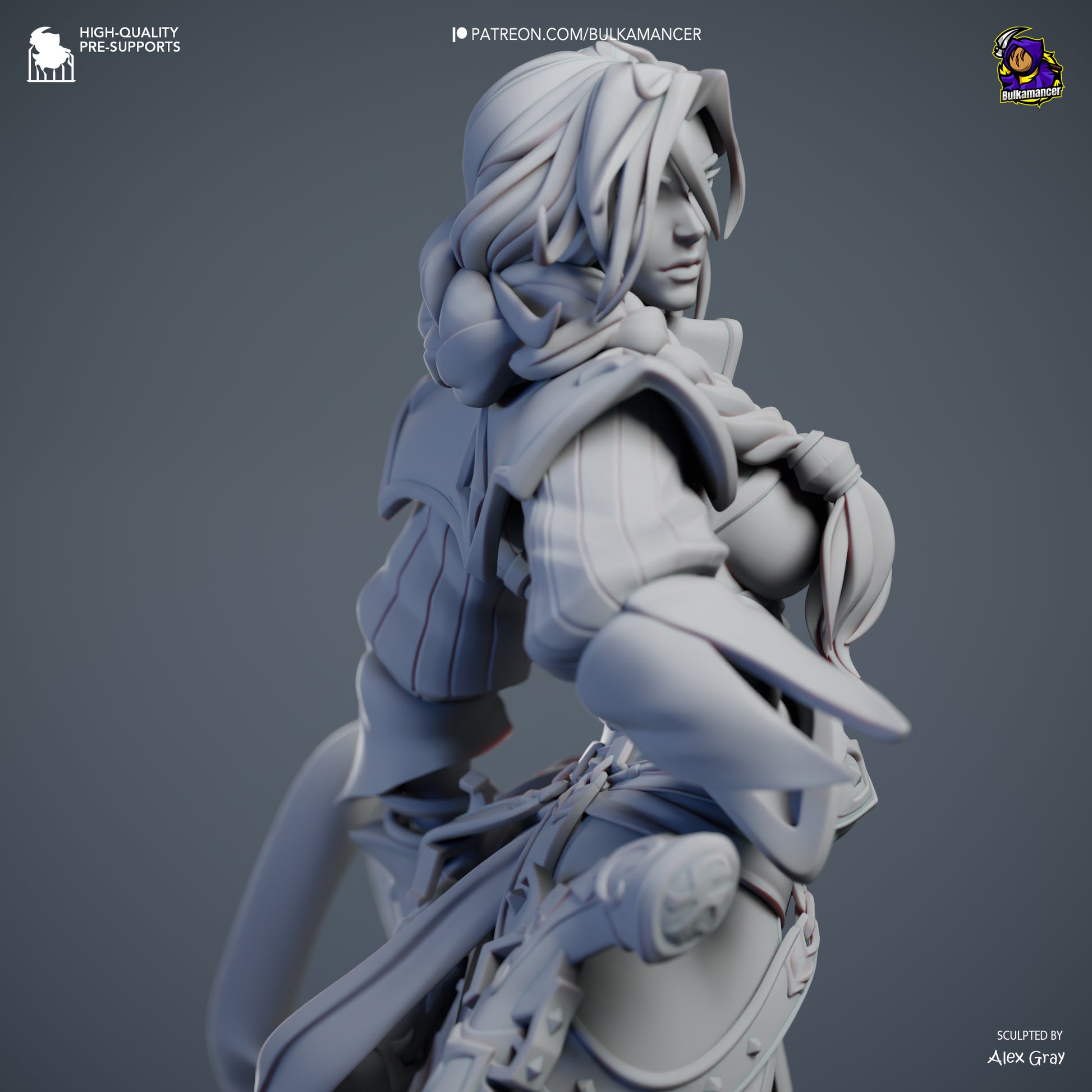 Ruined Luck | Resin Garage Kit Figure Game Fan Art | Bulkamancer Sculpts