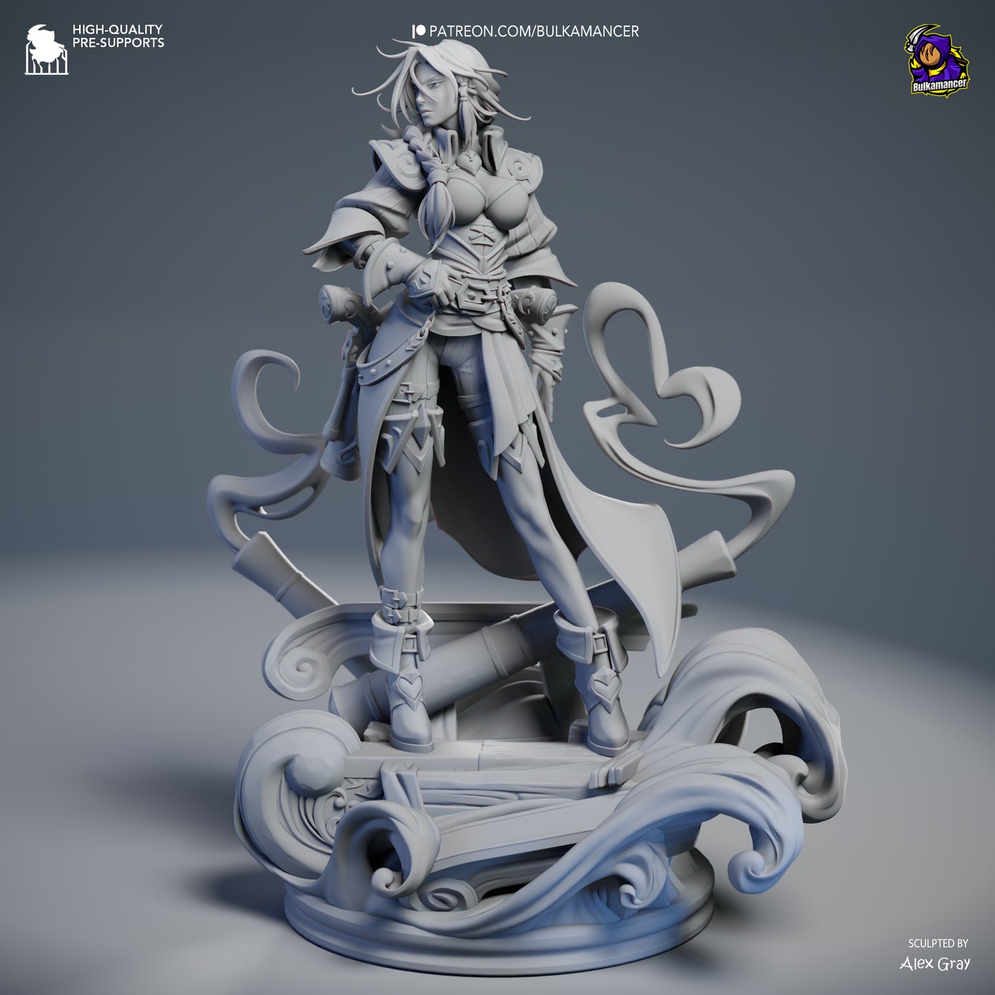 Ruined Luck | Resin Garage Kit Figure Game Fan Art | Bulkamancer Sculpts