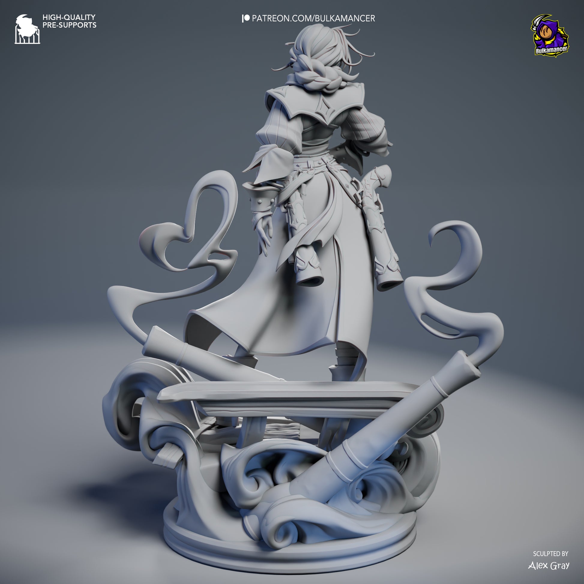 Ruined Luck | Resin Garage Kit Figure Game Fan Art | Bulkamancer Sculpts