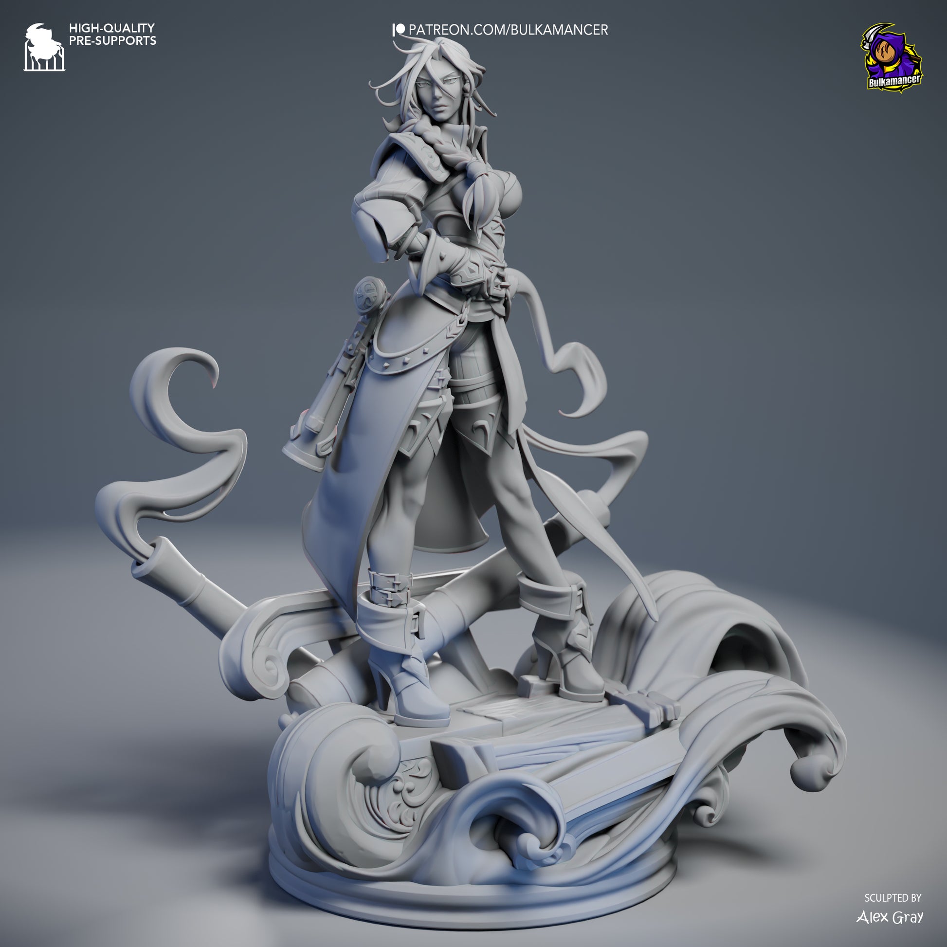 Ruined Luck | Resin Garage Kit Figure Game Fan Art | Bulkamancer Sculpts