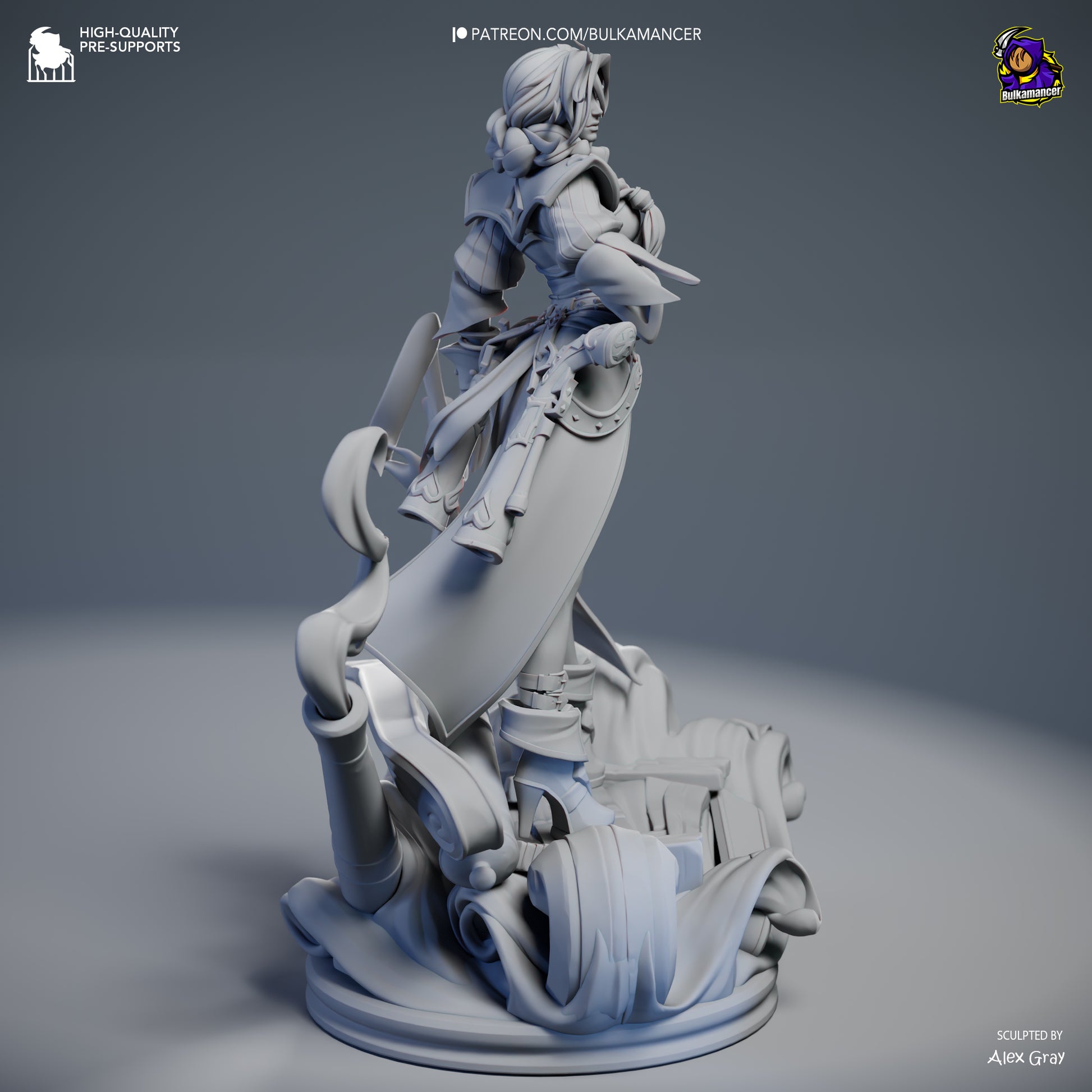 Ruined Luck | Resin Garage Kit Figure Game Fan Art | Bulkamancer Sculpts