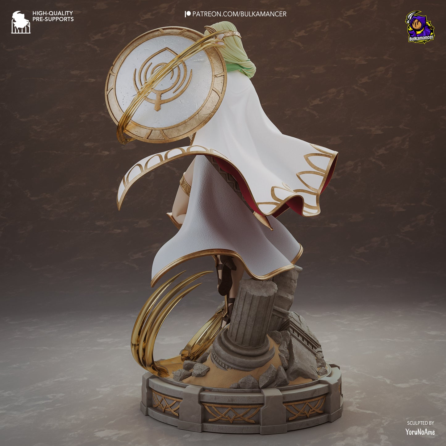 Santo de la Leyenda | Figura de resina en kit de garaje | Esculturas de Bulkamancer