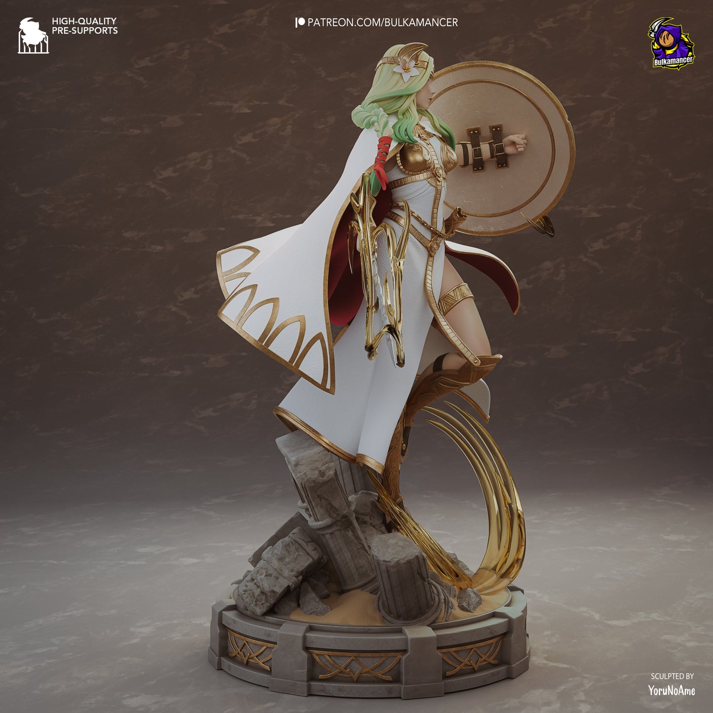 Santo de la Leyenda | Figura de resina en kit de garaje | Esculturas de Bulkamancer