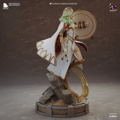 Santo de la Leyenda | Figura de resina en kit de garaje | Esculturas de Bulkamancer