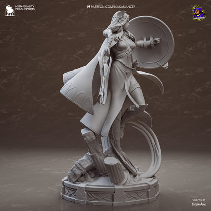 Santo de la Leyenda | Figura de resina en kit de garaje | Esculturas de Bulkamancer
