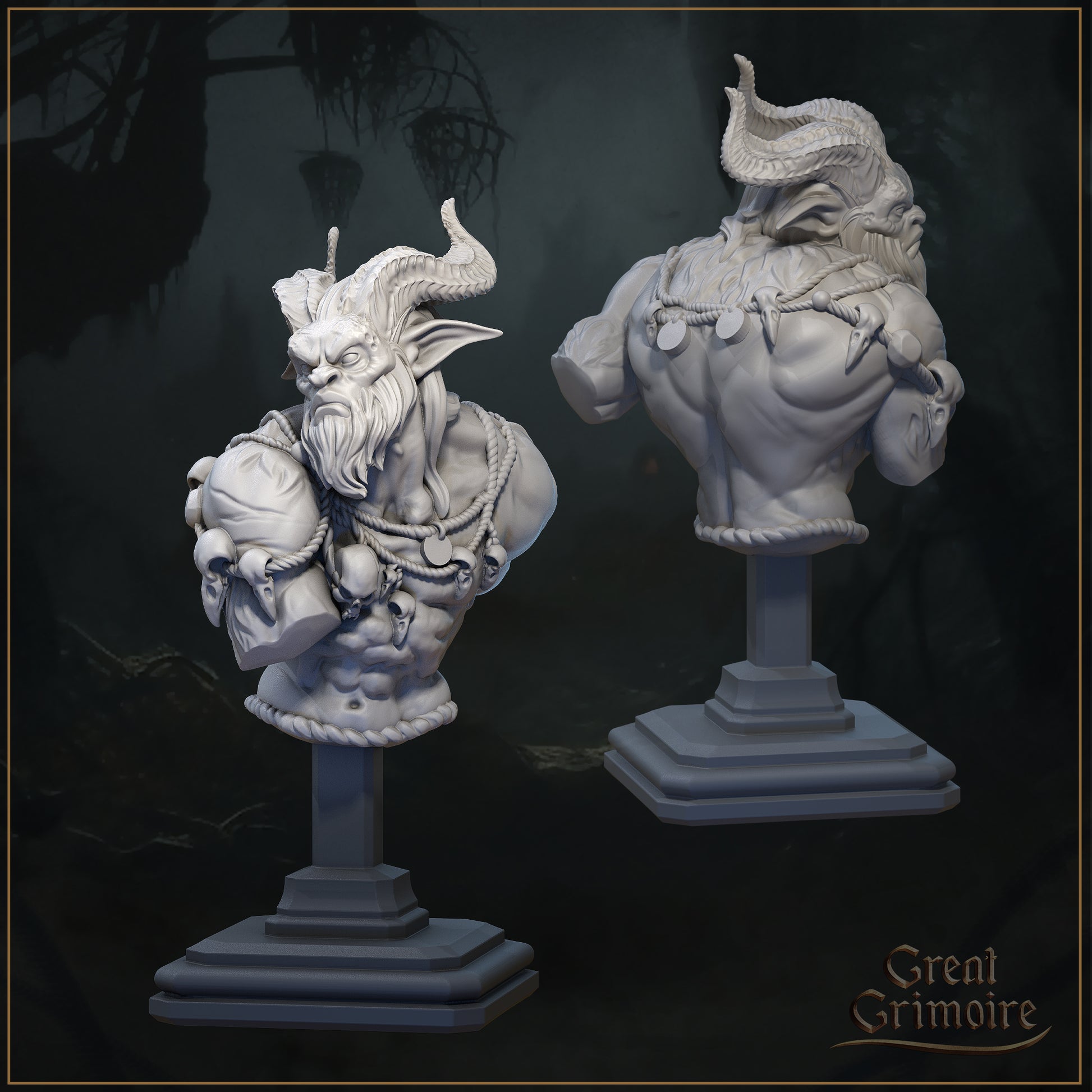 Satyr | Dark Metamorphosis | D&D Tabletop Miniature | Great Grimoire
