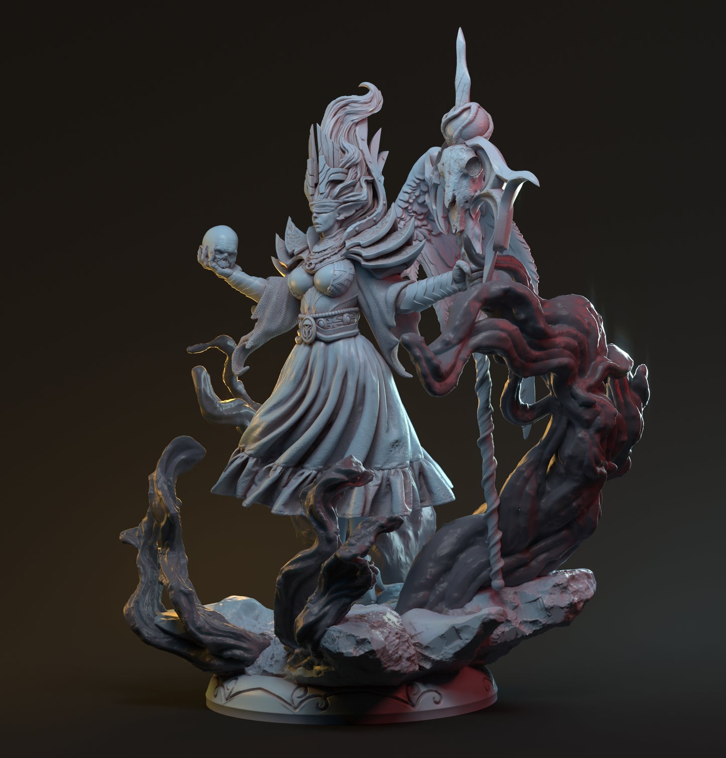 Selestia, Celestial Elf Sorceress Goddess Mage | Display Statue | Hardwitch Games