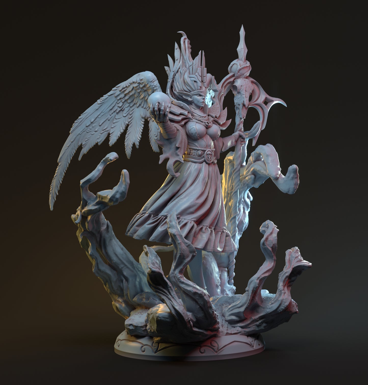 Selestia, Celestial Elf Sorceress Goddess Mage | Display Statue | Hardwitch Games