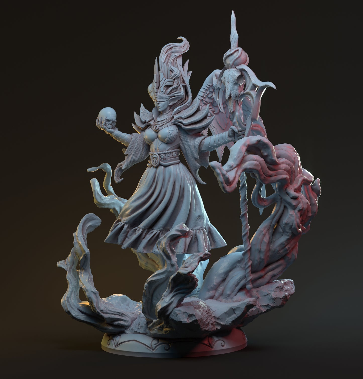 Selestia, Celestial Elf Sorceress Goddess Mage | Display Statue | Hardwitch Games