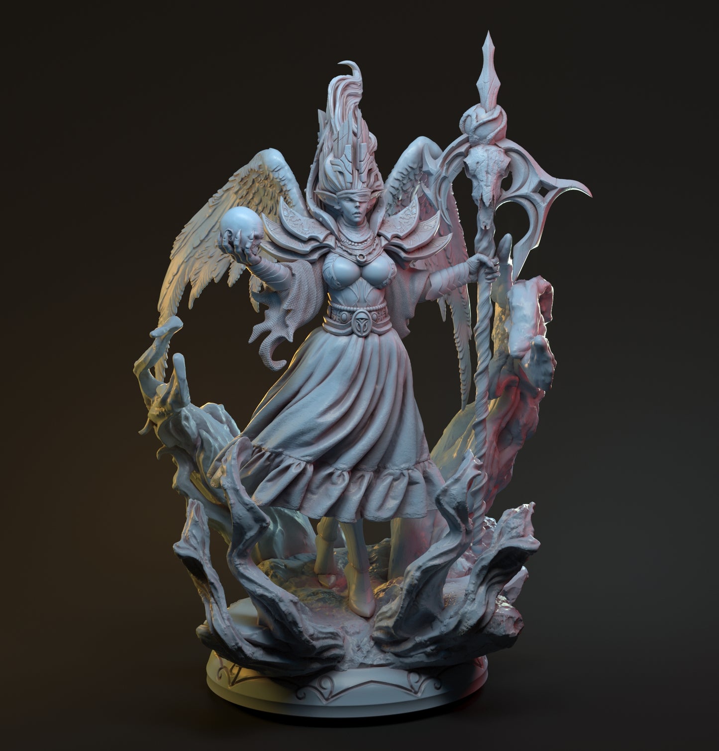Selestia, Celestial Elf Sorceress Goddess Mage | Display Statue | Hardwitch Games