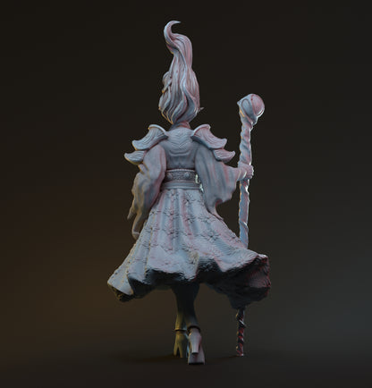 Selestia, Celestial Elf Sorceress Goddess Mage | Display Statue | Hardwitch Games
