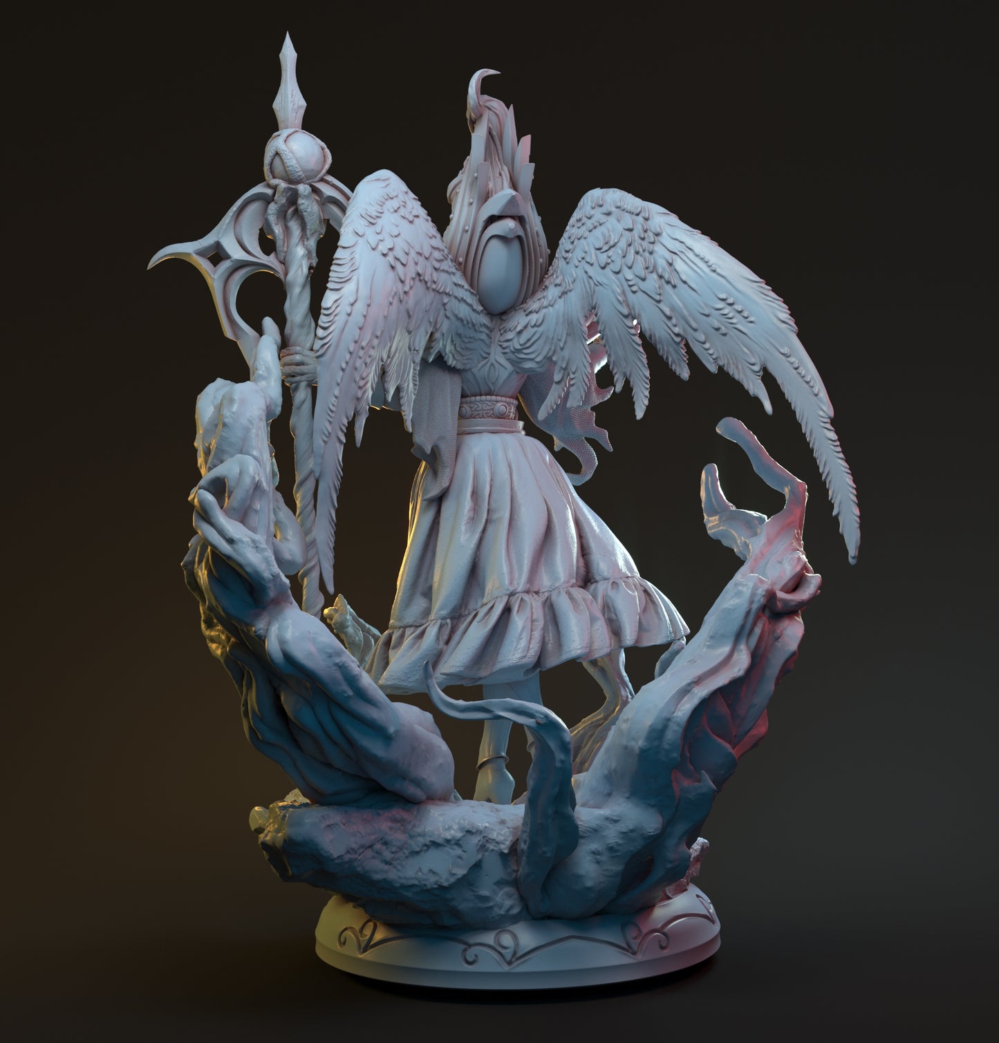 Selestia, Celestial Elf Sorceress Goddess Mage | Display Statue | Hardwitch Games