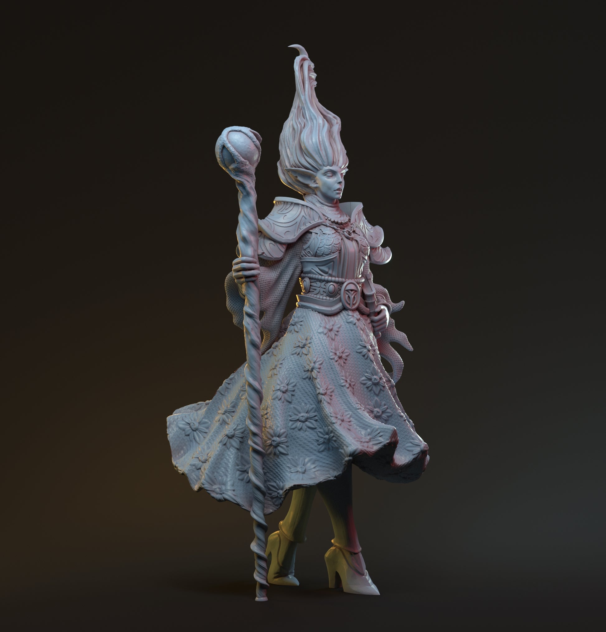 Selestia, Celestial Elf Sorceress Goddess Mage | Display Statue | Hardwitch Games