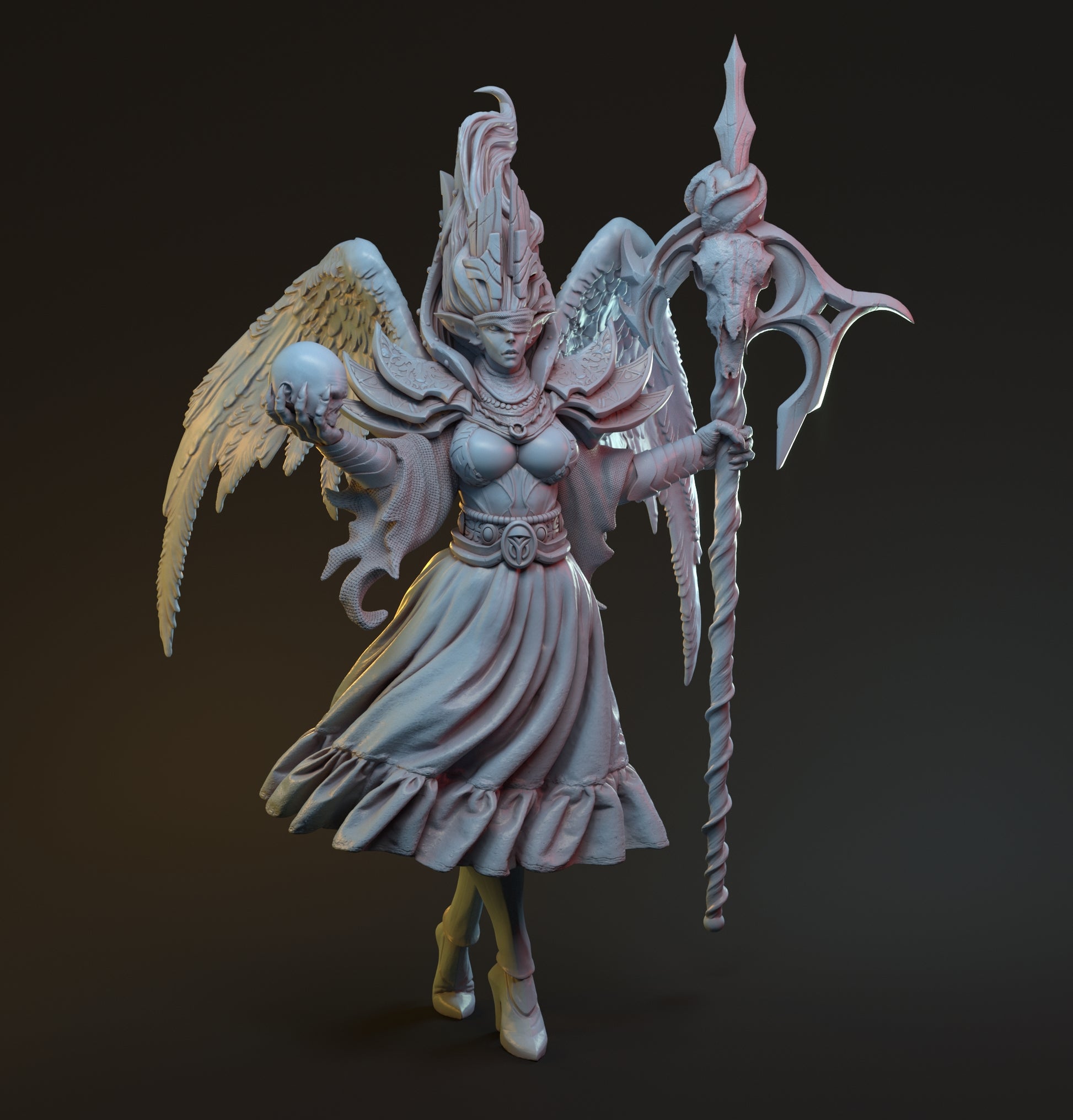 Selestia, Celestial Elf Sorceress Goddess Mage | Display Statue | Hardwitch Games