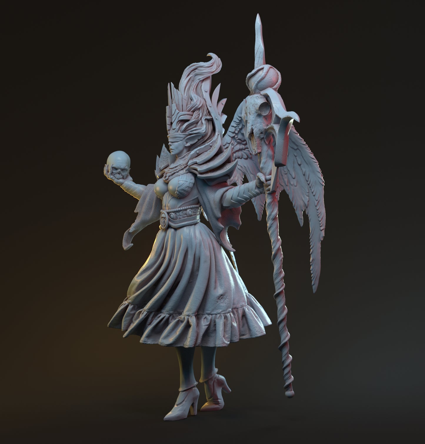 Selestia, Celestial Elf Sorceress Goddess Mage | Display Statue | Hardwitch Games