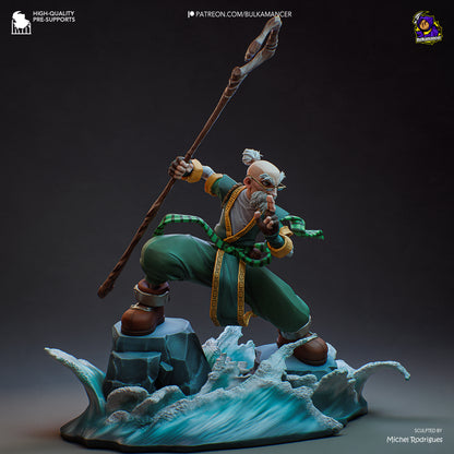 Short-Tempered Wizard | Resin Garage Kit Figure Game Fan Art | Bulkamancer Sculpts