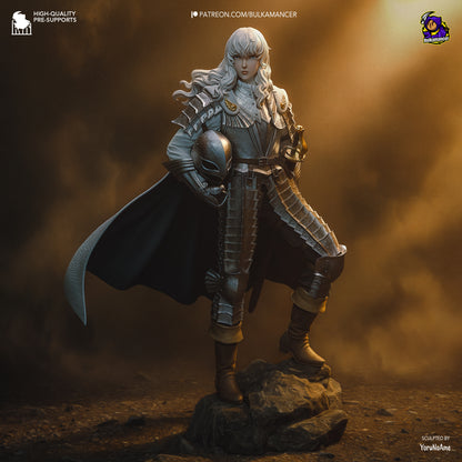 Silver Falcon | Resin Garage Kit Figure Game Fan Art | Bulkamancer Sculpts