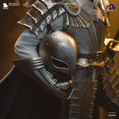 Silver Falcon | Resin Garage Kit Figure Game Fan Art | Bulkamancer Sculpts