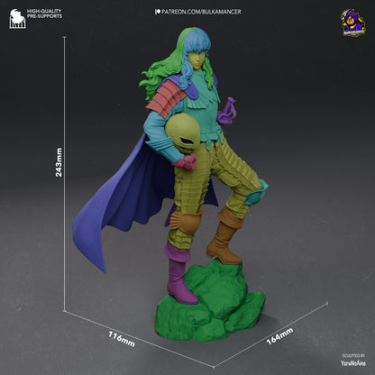 Silver Falcon | Resin Garage Kit Figure Game Fan Art | Bulkamancer Sculpts