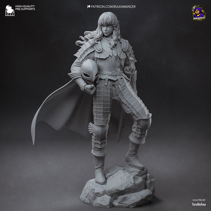 Silver Falcon | Resin Garage Kit Figure Game Fan Art | Bulkamancer Sculpts