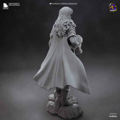 Silver Falcon | Resin Garage Kit Figure Game Fan Art | Bulkamancer Sculpts