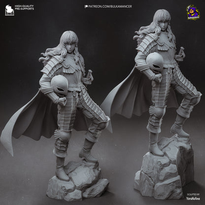 Silver Falcon | Resin Garage Kit Figure Game Fan Art | Bulkamancer Sculpts