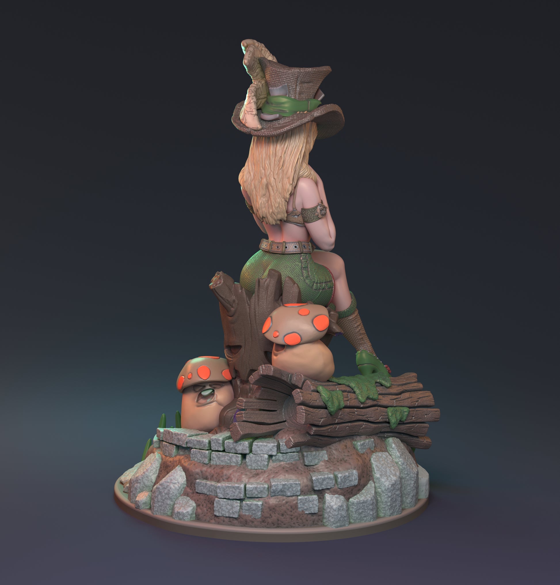 Speaking of Leprechauns Pin Up | D&D TTRPG Miniature | Hardwitch Games