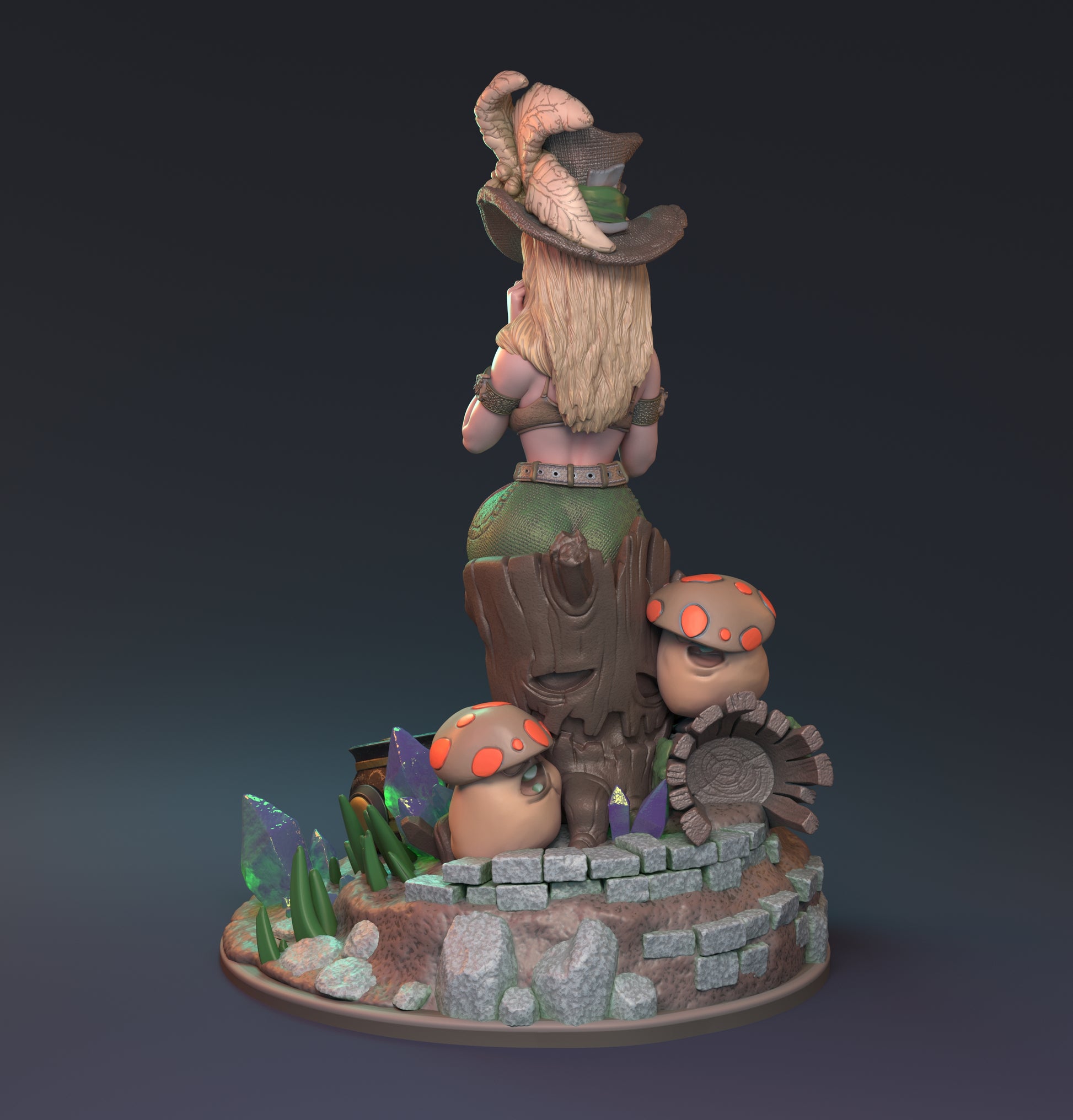 Speaking of Leprechauns Pin Up | D&D TTRPG Miniature | Hardwitch Games