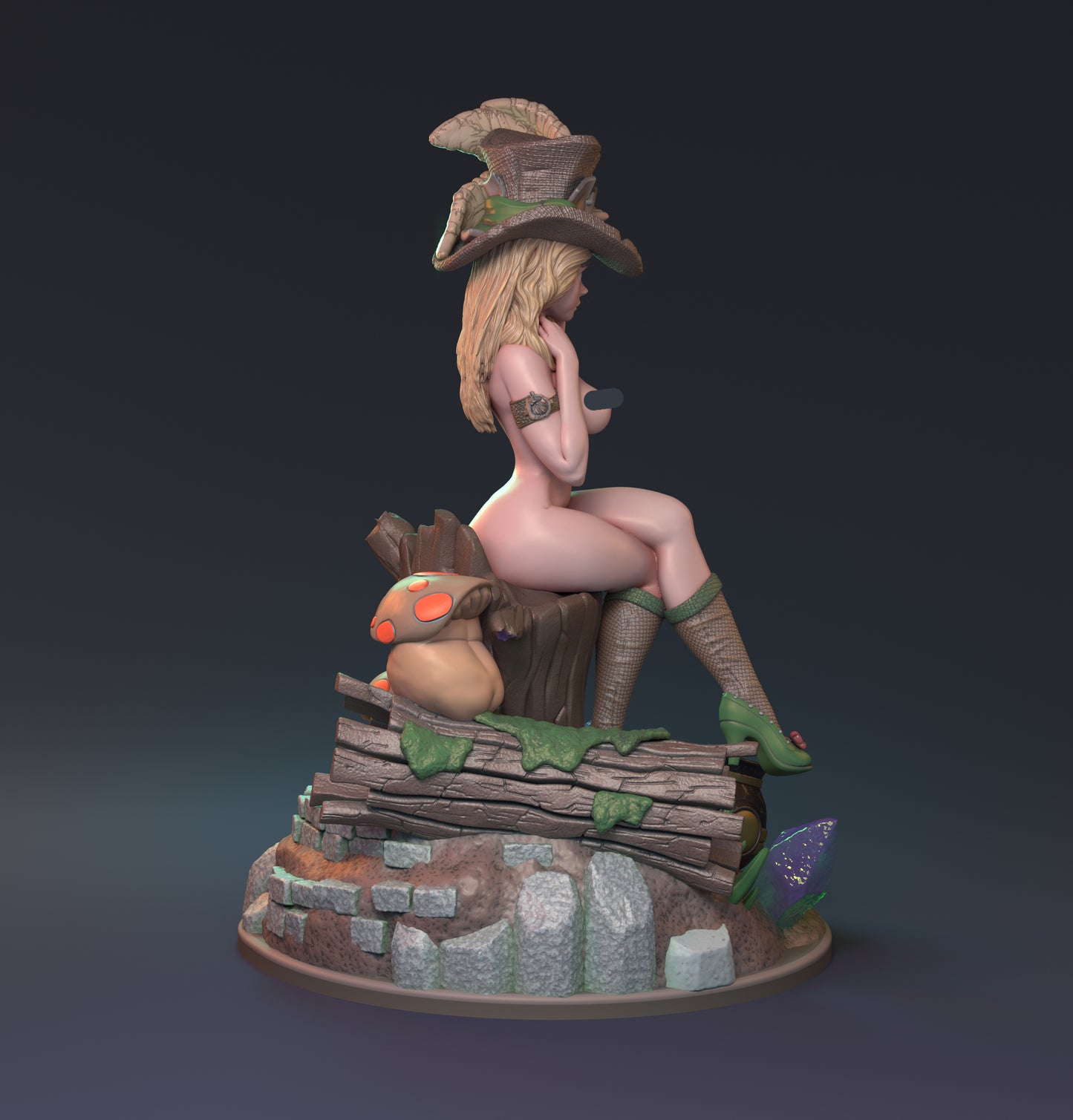 Speaking of Leprechauns Pin Up | D&D TTRPG Miniature | Hardwitch Games