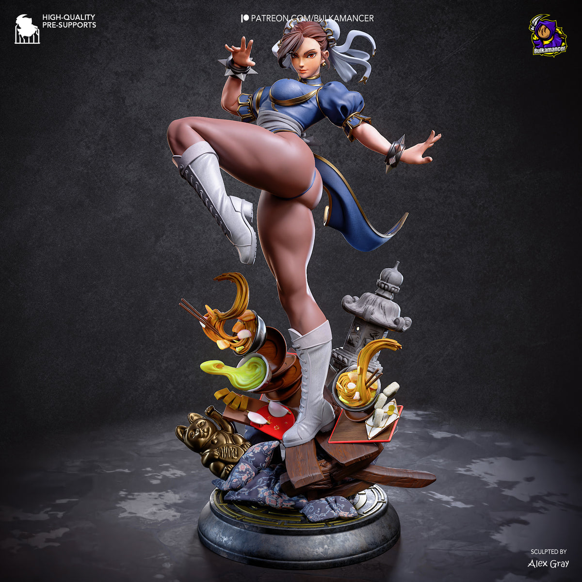 Ingeniero de escuadrón aerotransportado | Figura de kit de resina para garaje | Bulkamancer Sculpts