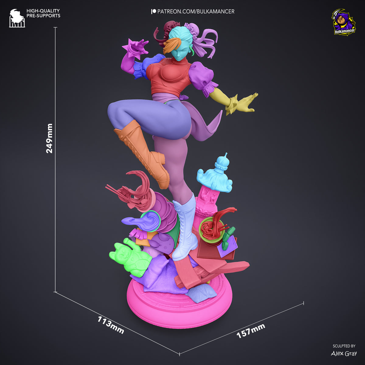 Ingeniero de escuadrón aerotransportado | Figura de kit de resina para garaje | Bulkamancer Sculpts