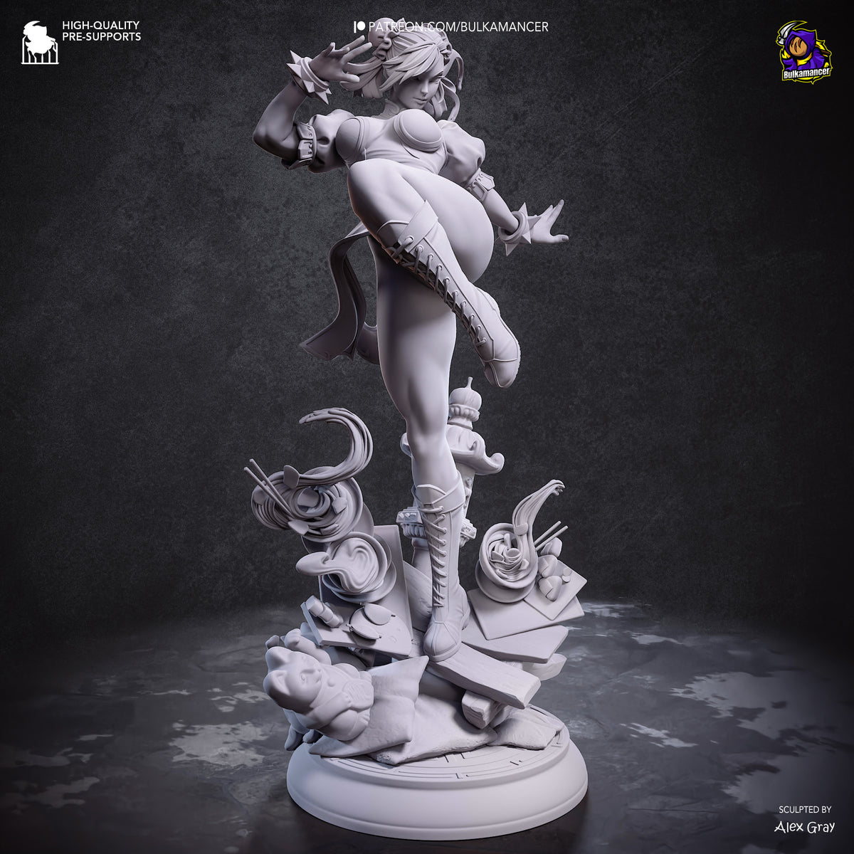 Ingeniero de escuadrón aerotransportado | Figura de kit de resina para garaje | Bulkamancer Sculpts