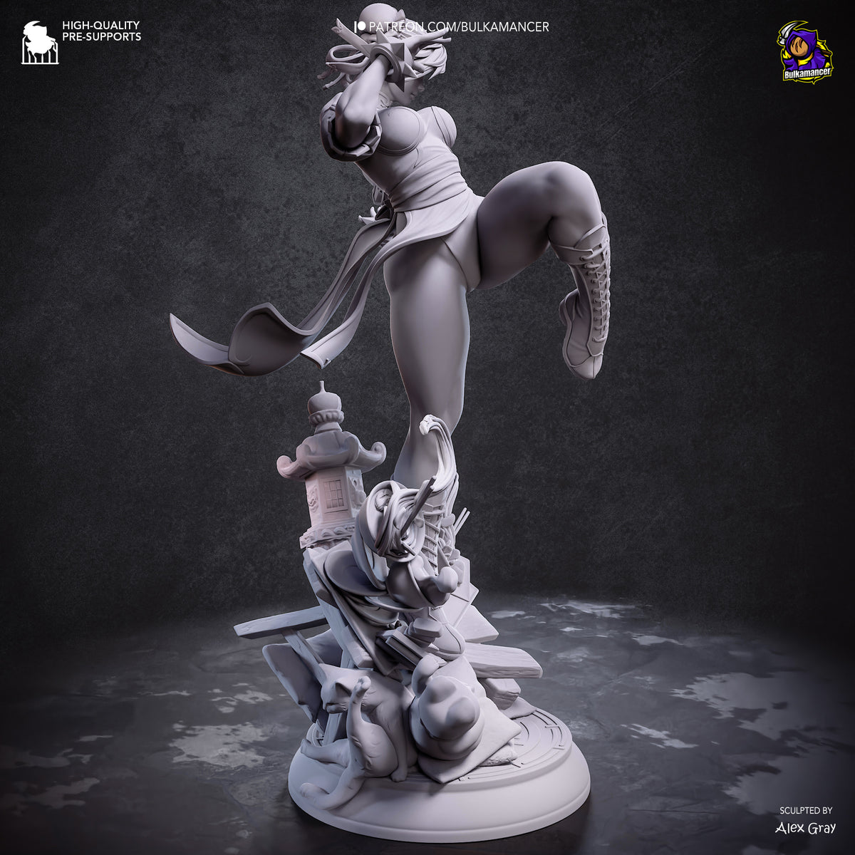 Ingeniero de escuadrón aerotransportado | Figura de kit de resina para garaje | Bulkamancer Sculpts
