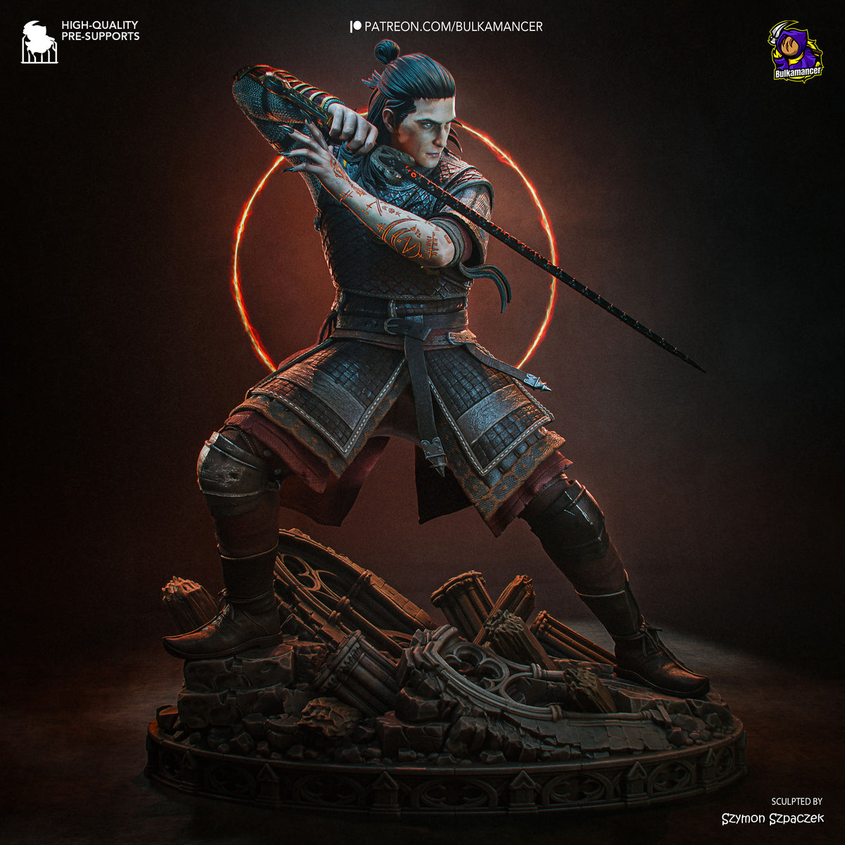 Ingeniero de escuadrón aerotransportado | Figura de kit de resina para garaje | Bulkamancer Sculpts