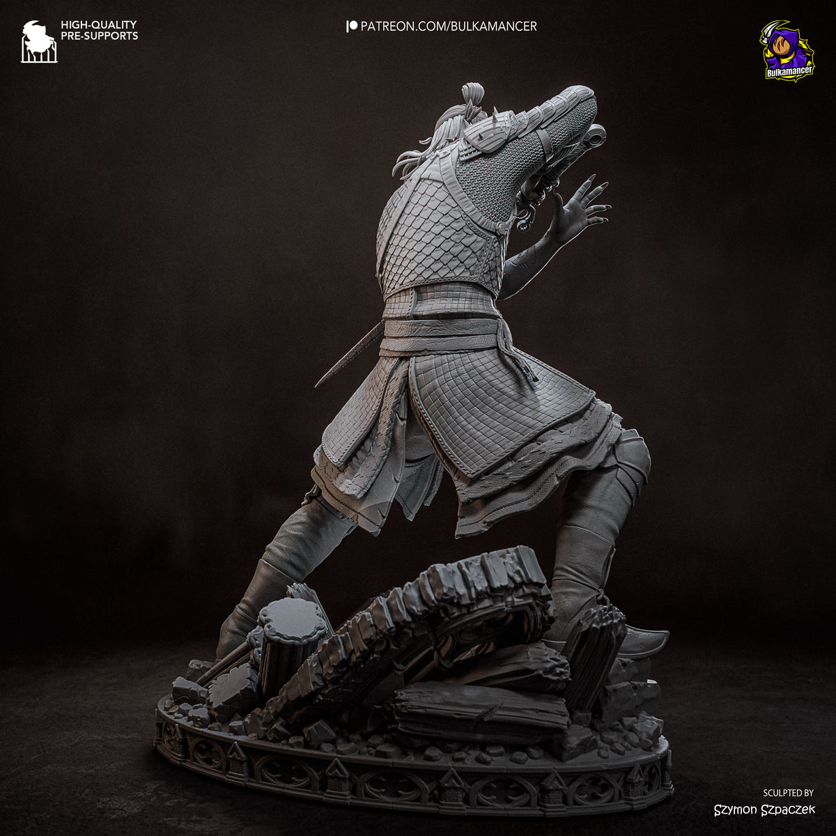 Ingeniero de escuadrón aerotransportado | Figura de kit de resina para garaje | Bulkamancer Sculpts