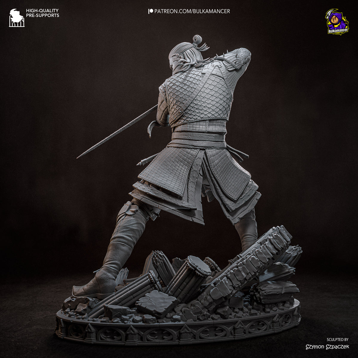 Ingeniero de escuadrón aerotransportado | Figura de kit de resina para garaje | Bulkamancer Sculpts