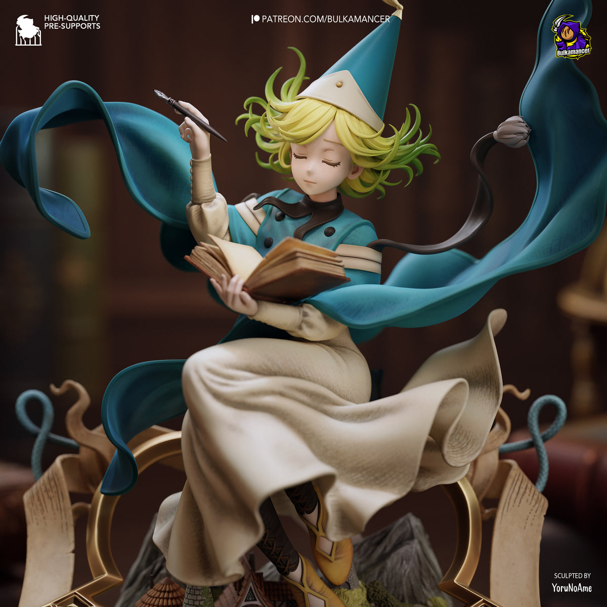 Tailor Witch | Resin Garage Kit Figure | Bulkamancer Sculpts