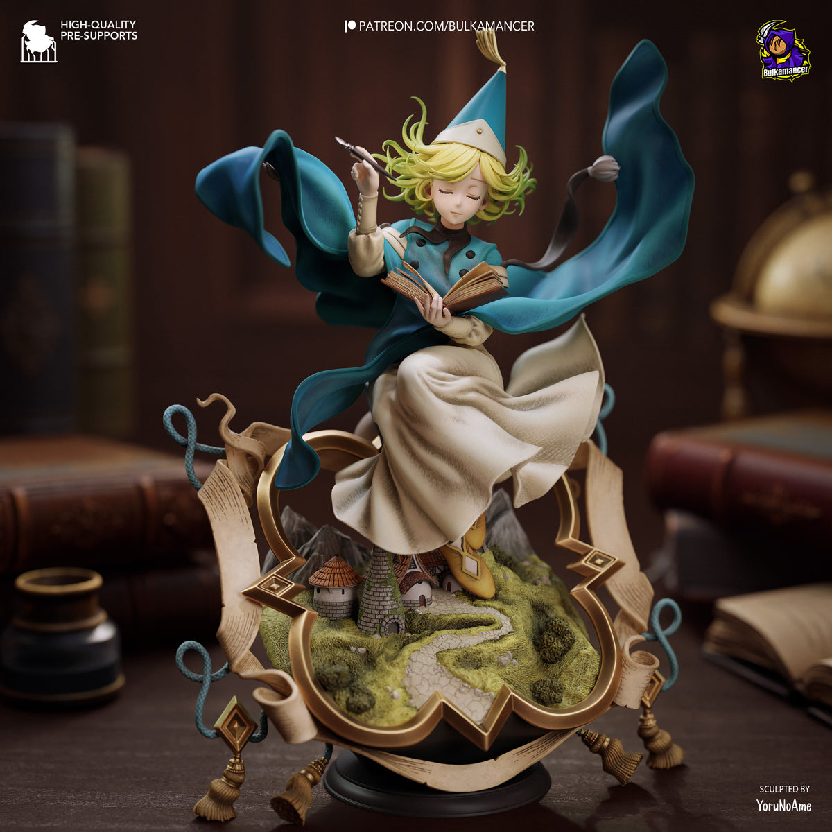 Tailor Witch | Resin Garage Kit Figure | Bulkamancer Sculpts