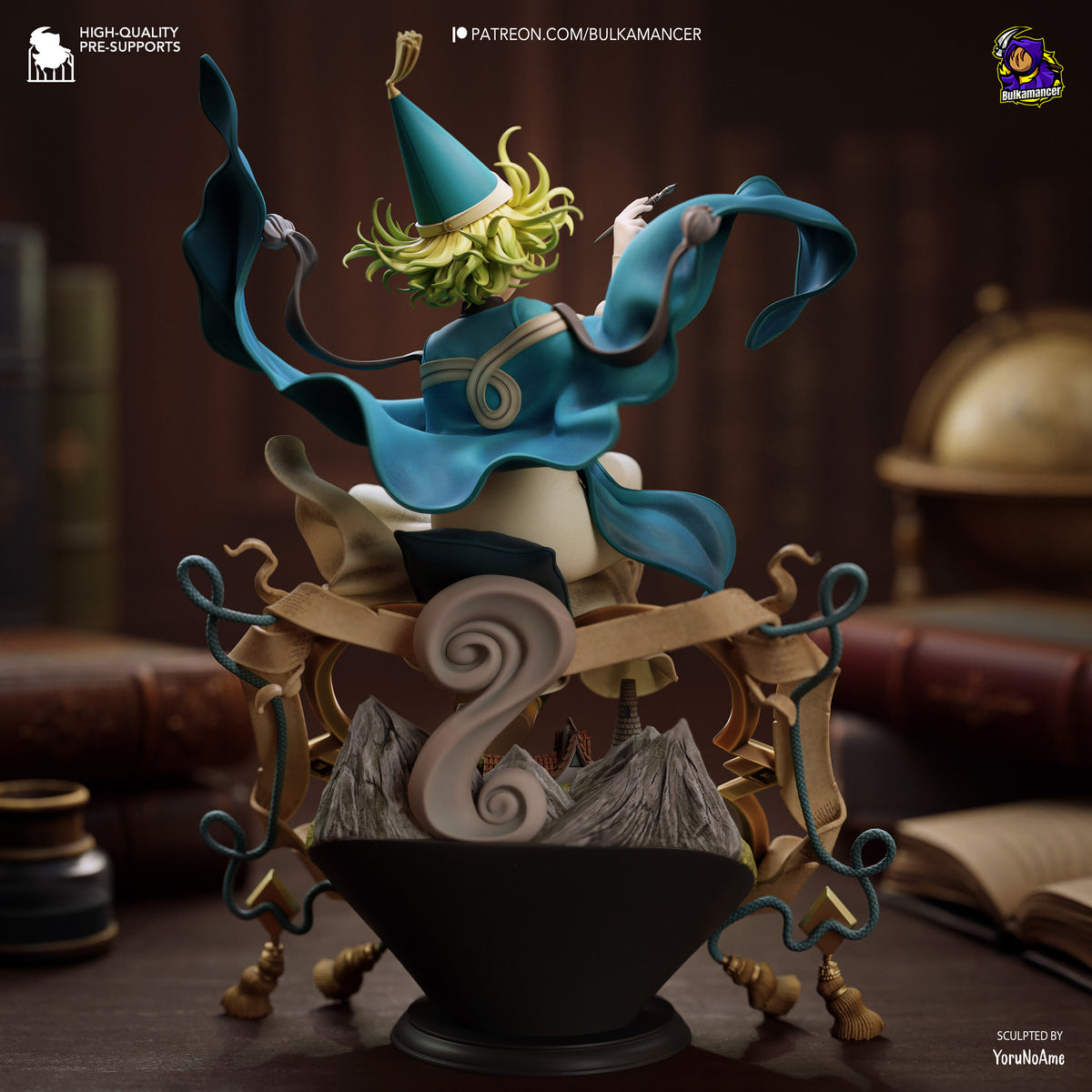Tailor Witch | Resin Garage Kit Figure | Bulkamancer Sculpts