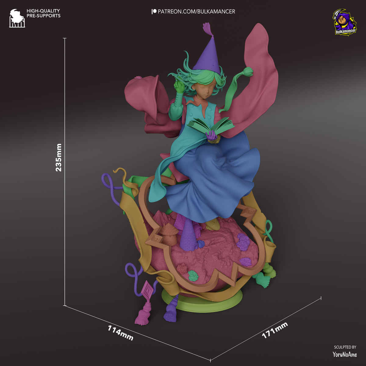 Tailor Witch | Resin Garage Kit Figure | Bulkamancer Sculpts